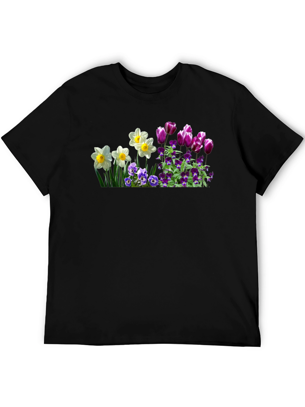 Floral T-Shirt - Spring Bloom Design