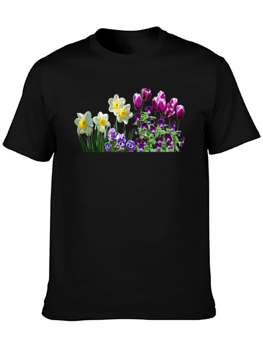 Floral T-Shirt - Spring Bloom Design