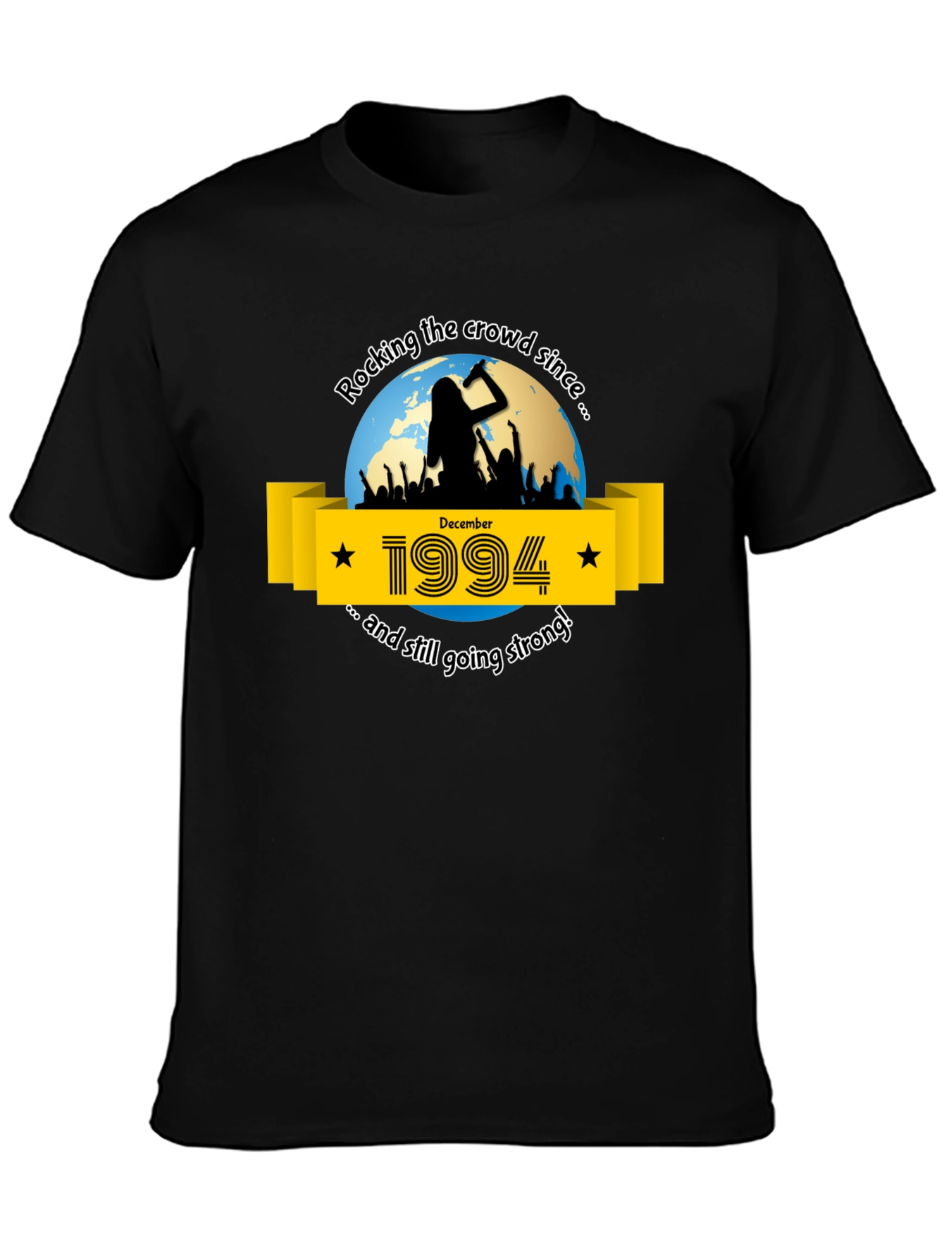 Rocking Since 1994 Black T-Shirt