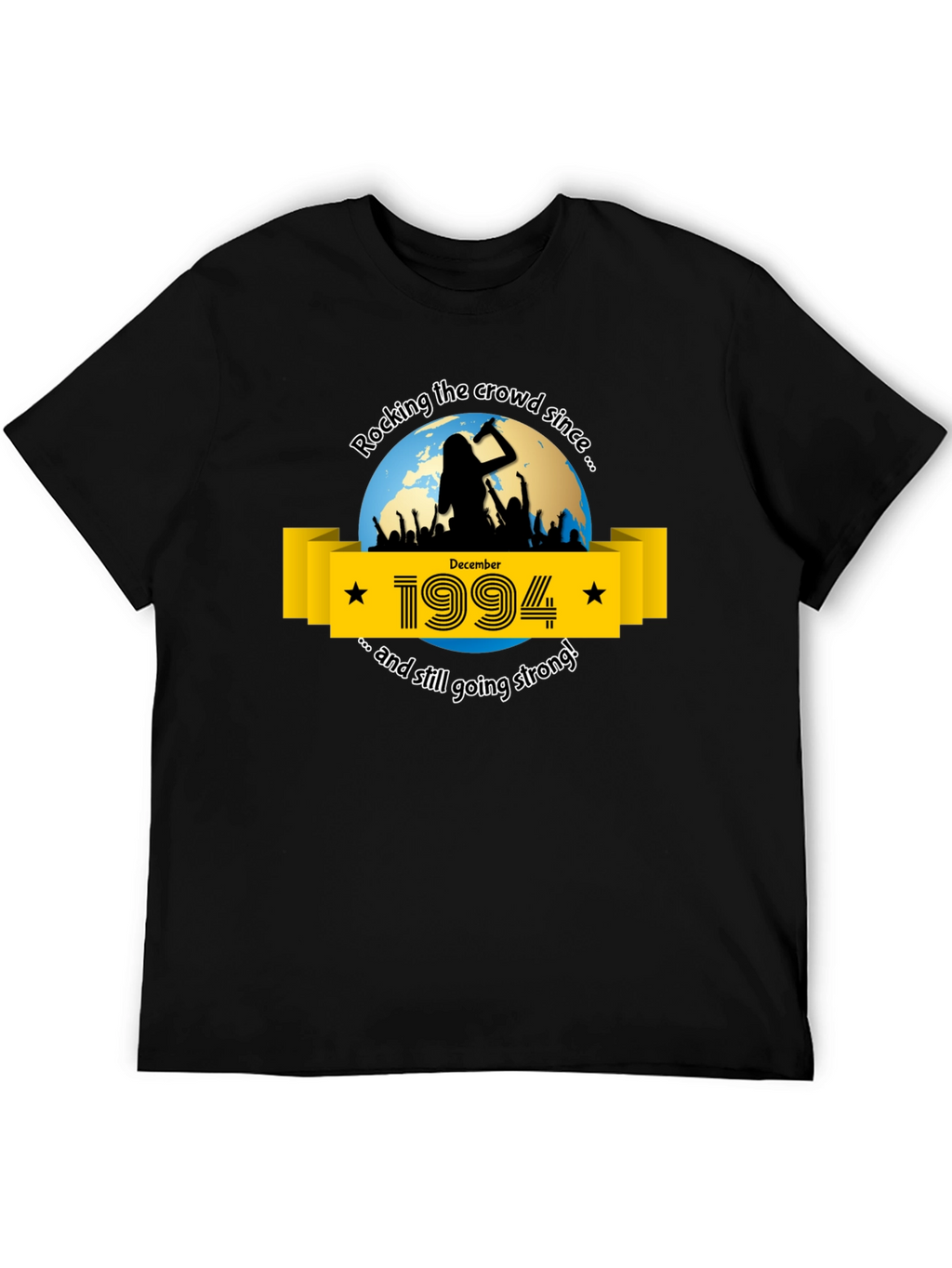 Rocking Since 1994 Black T-Shirt