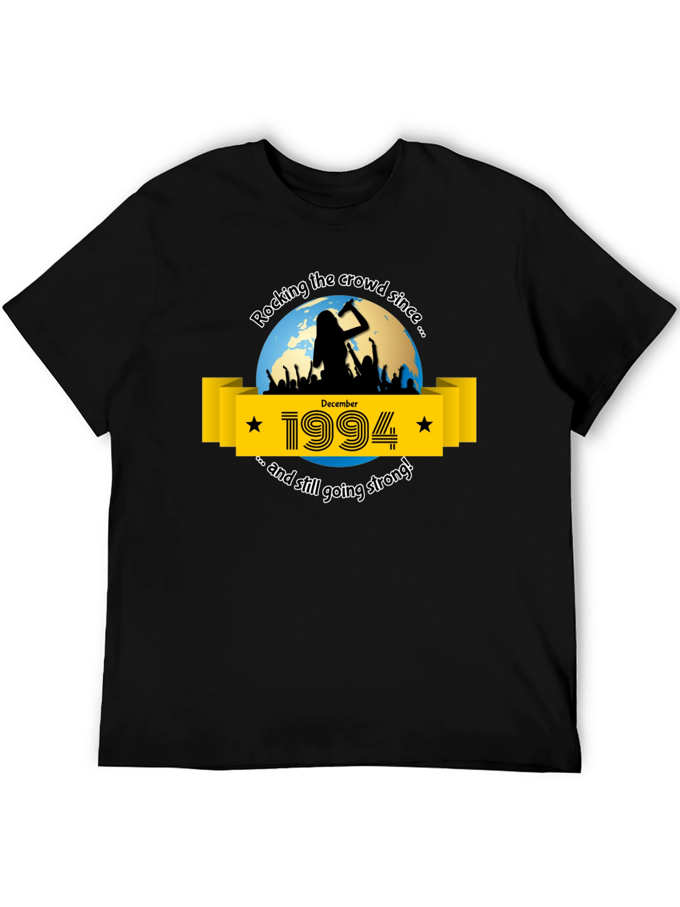 Rocking Since 1994 Black T-Shirt