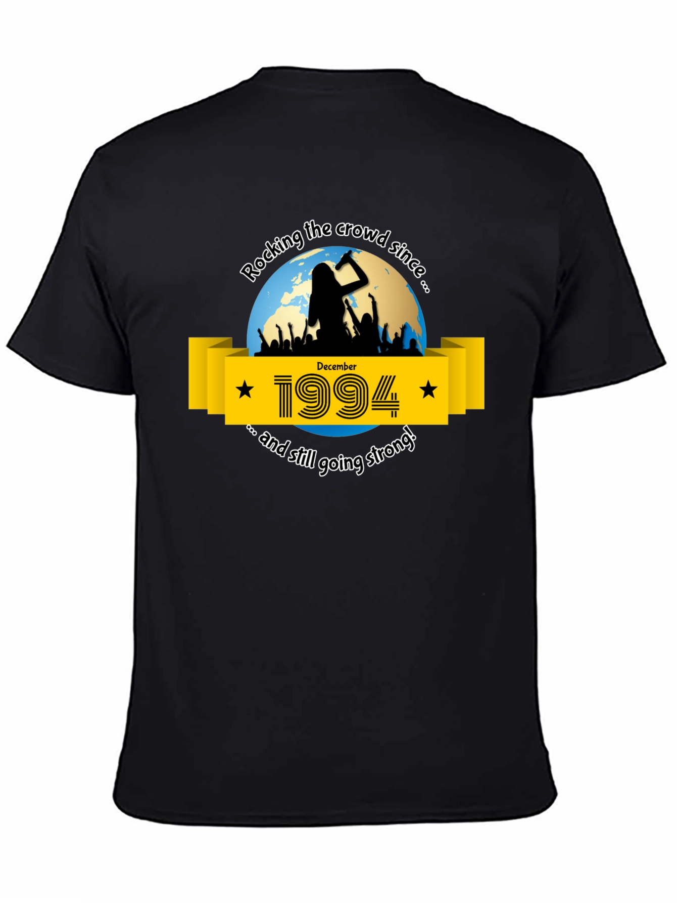 Rocking Since 1994 Black T-Shirt