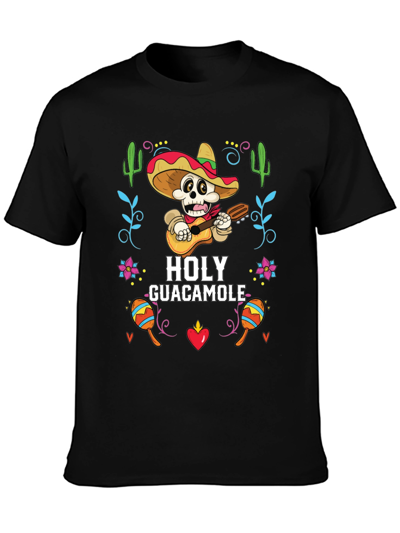 Holy Guacamole Graphic T-Shirt - Cinco De Mayo