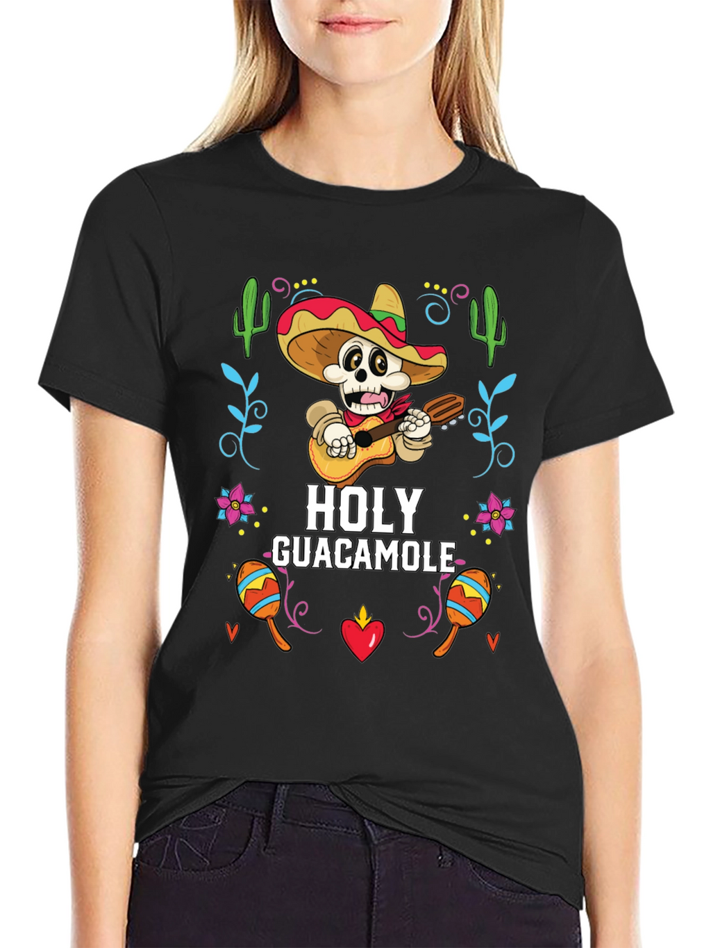 Holy Guacamole Graphic T-Shirt - Cinco De Mayo