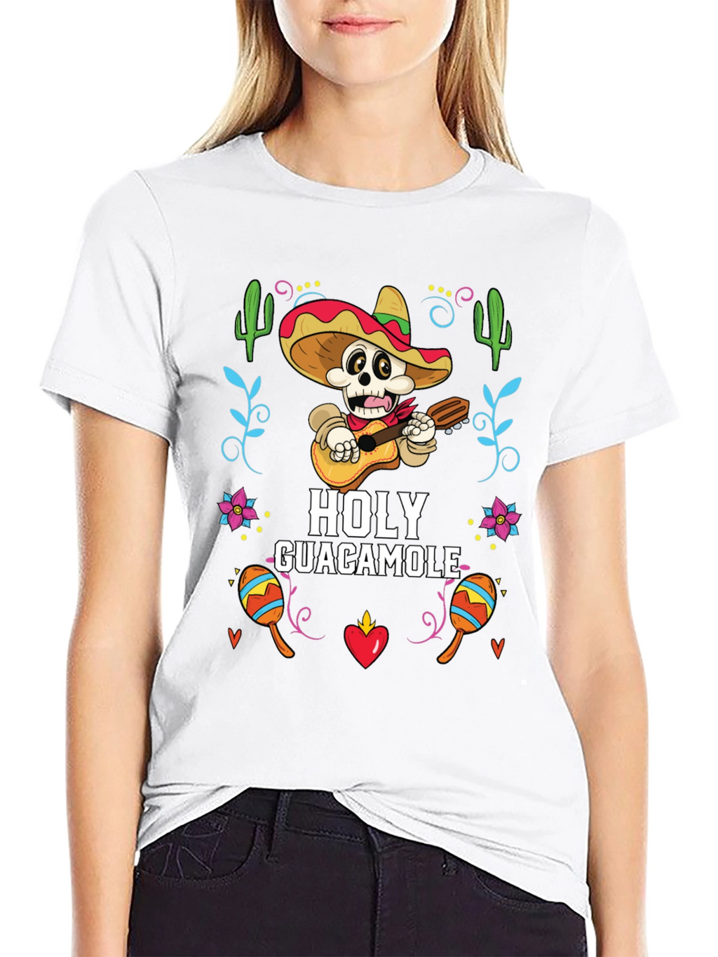 Holy Guacamole Graphic T-Shirt - Cinco De Mayo