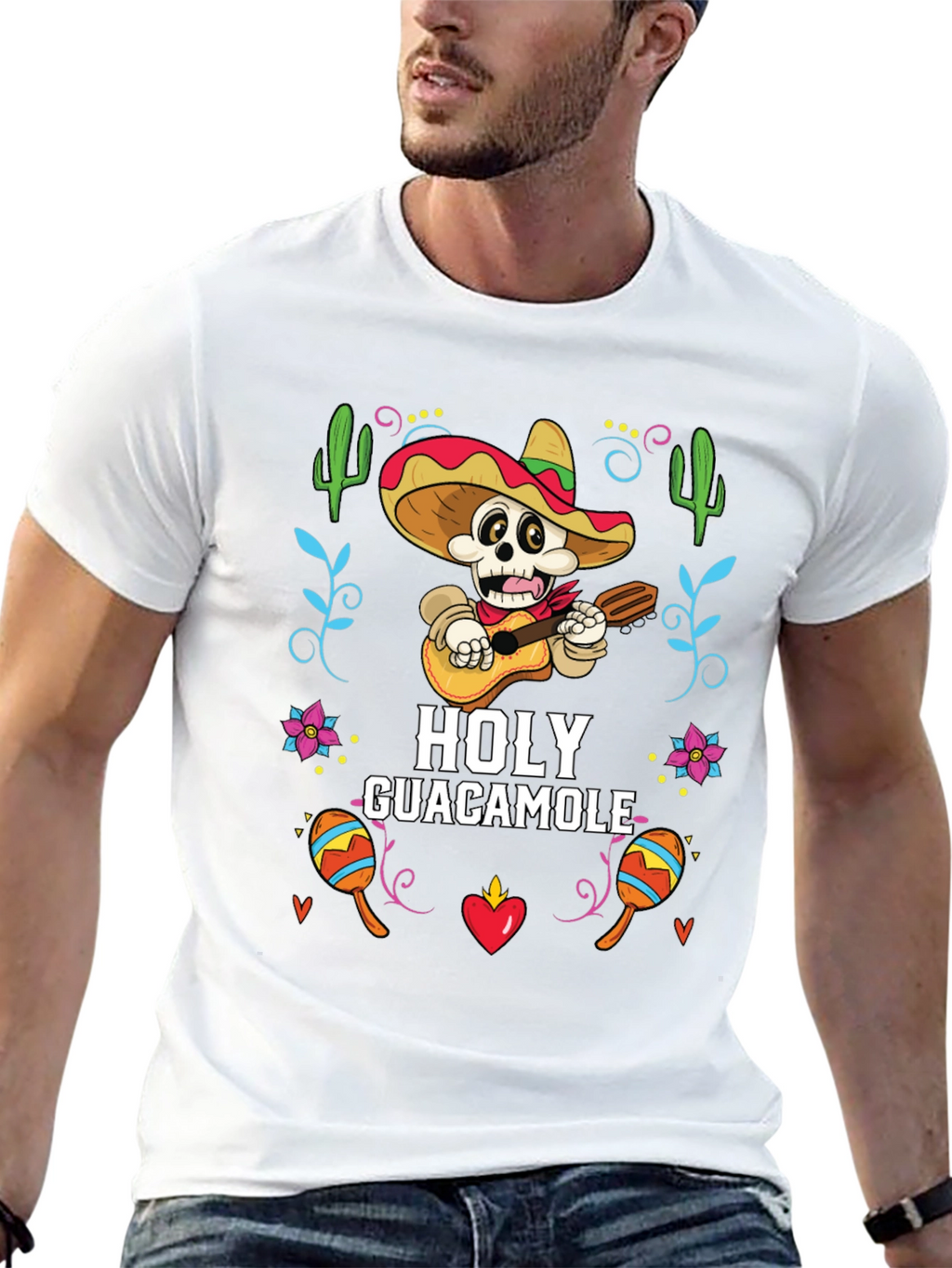 Holy Guacamole Graphic T-Shirt - Cinco De Mayo
