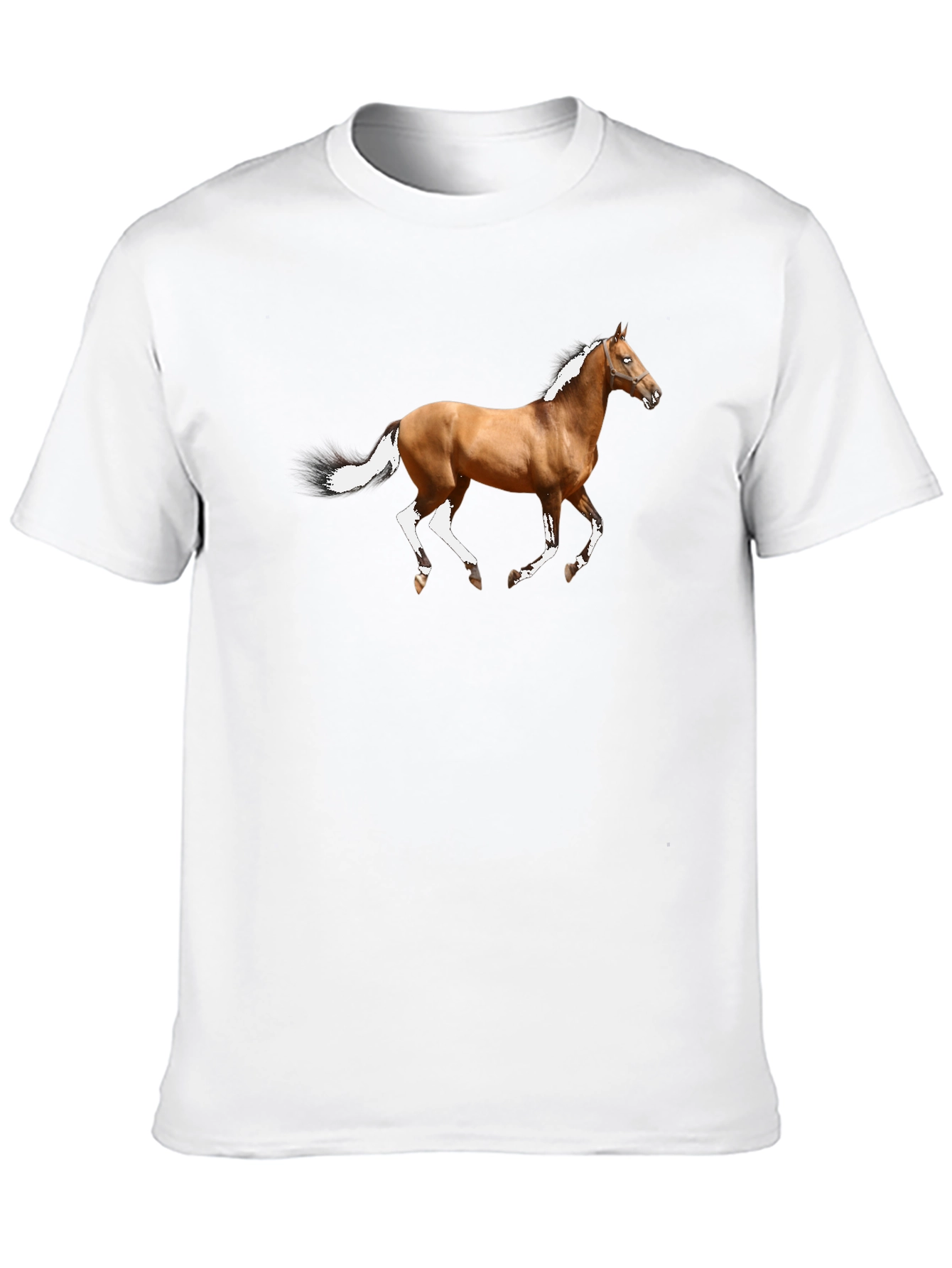 Horse Graphic Tee - Black Unisex T-Shirt
