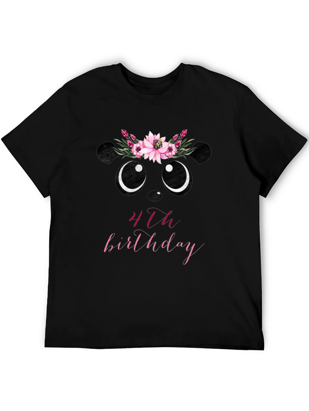 4th Birthday Panda T-Shirt