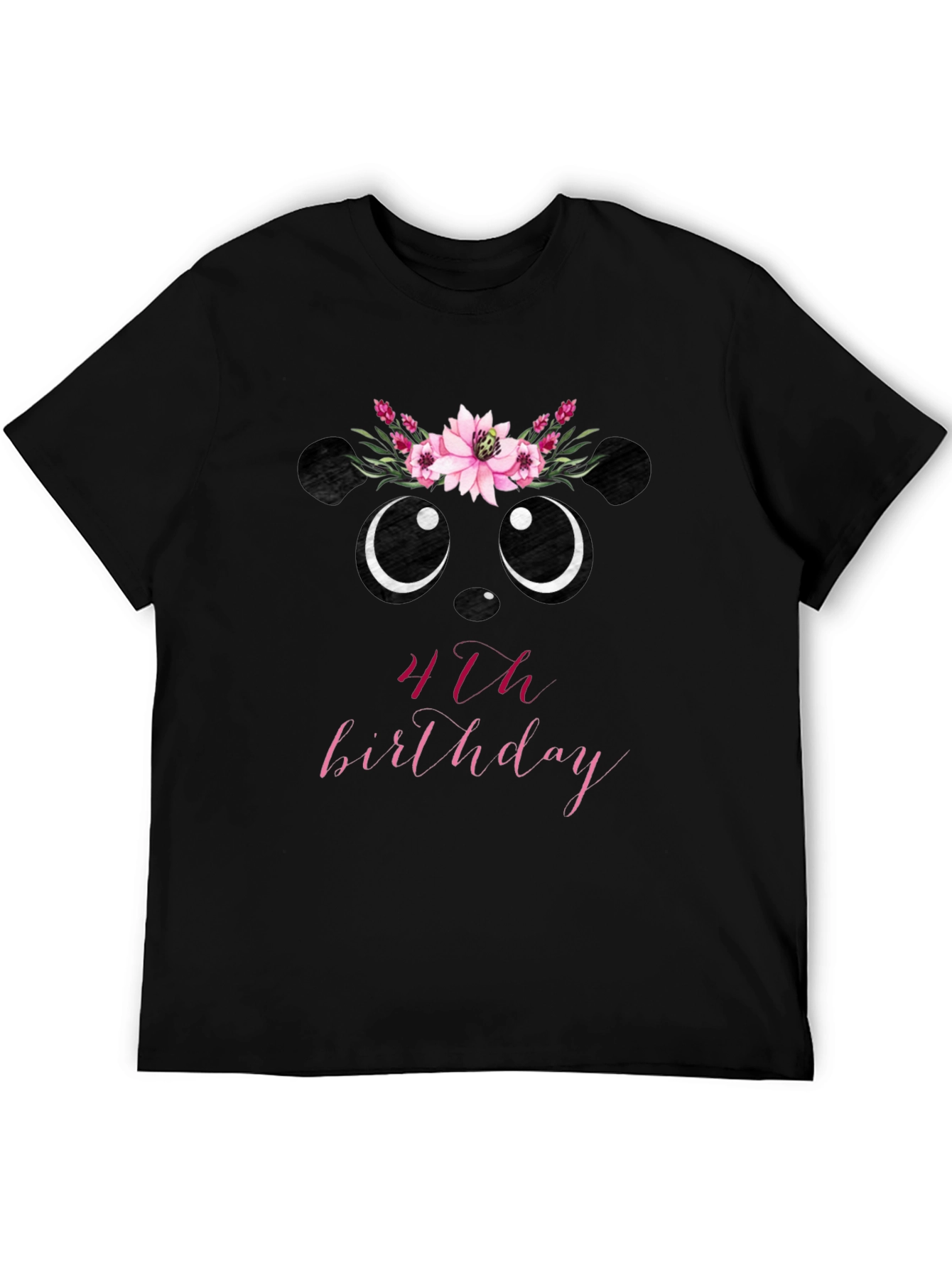4th Birthday Panda T-Shirt