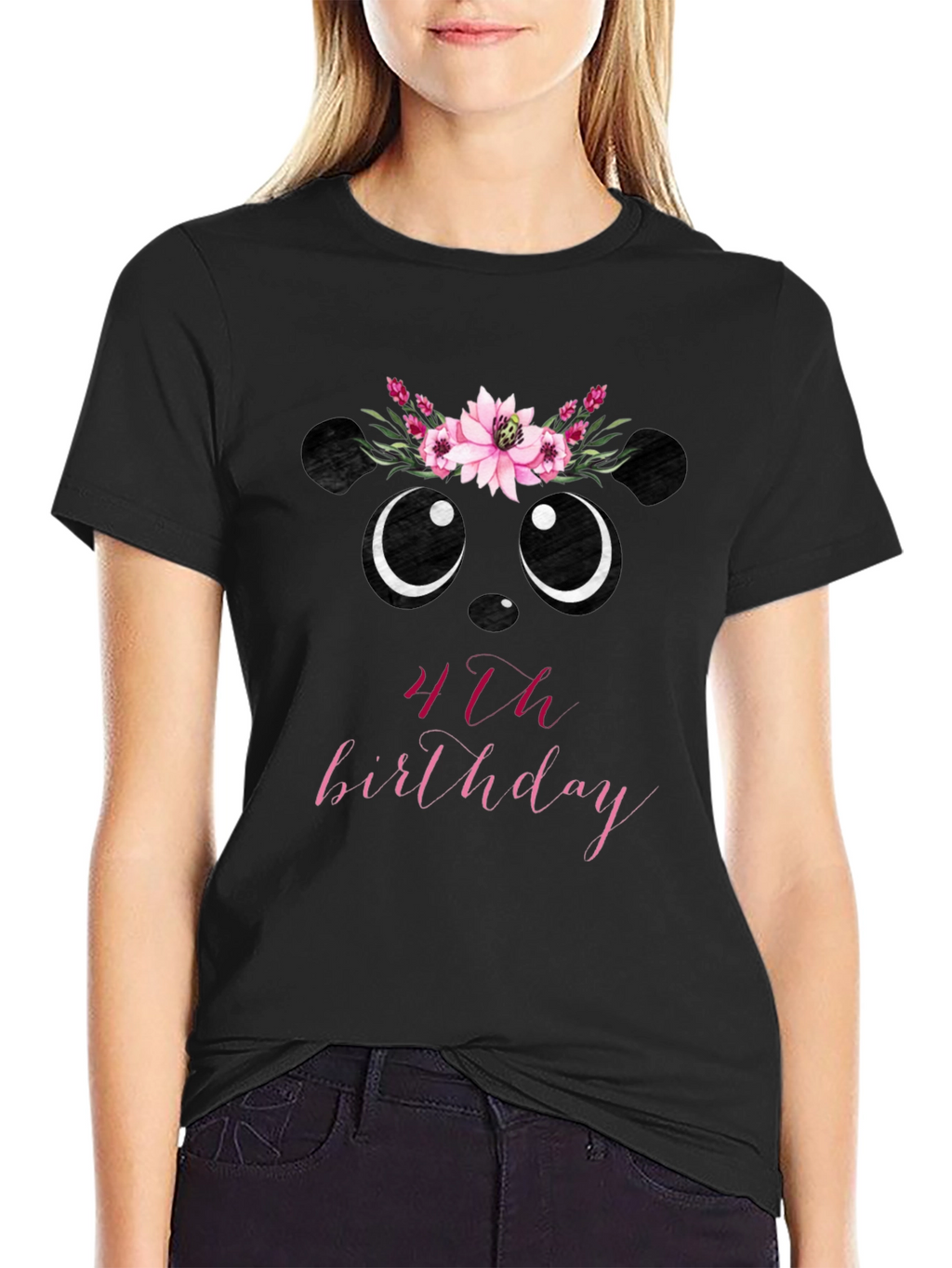 4th Birthday Panda T-Shirt