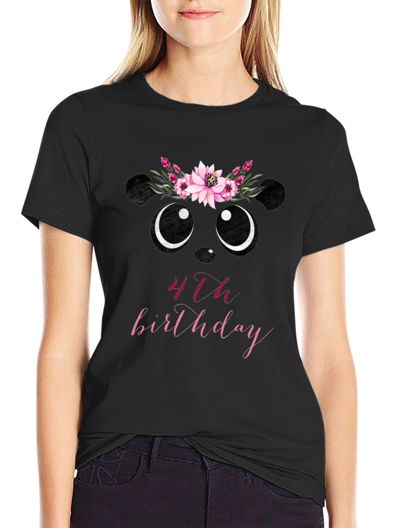 4th Birthday Panda T-Shirt