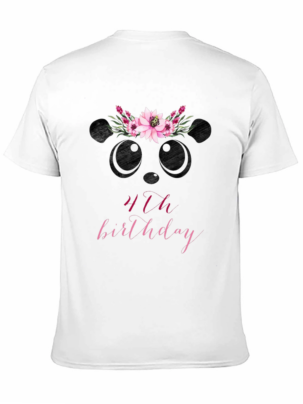 4th Birthday Panda T-Shirt