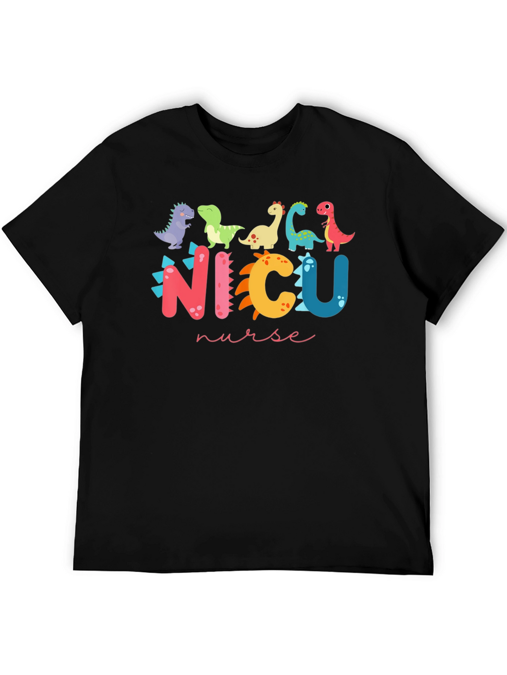NICU Nurse Dinosaur T-Shirt - Cute & Comfortable