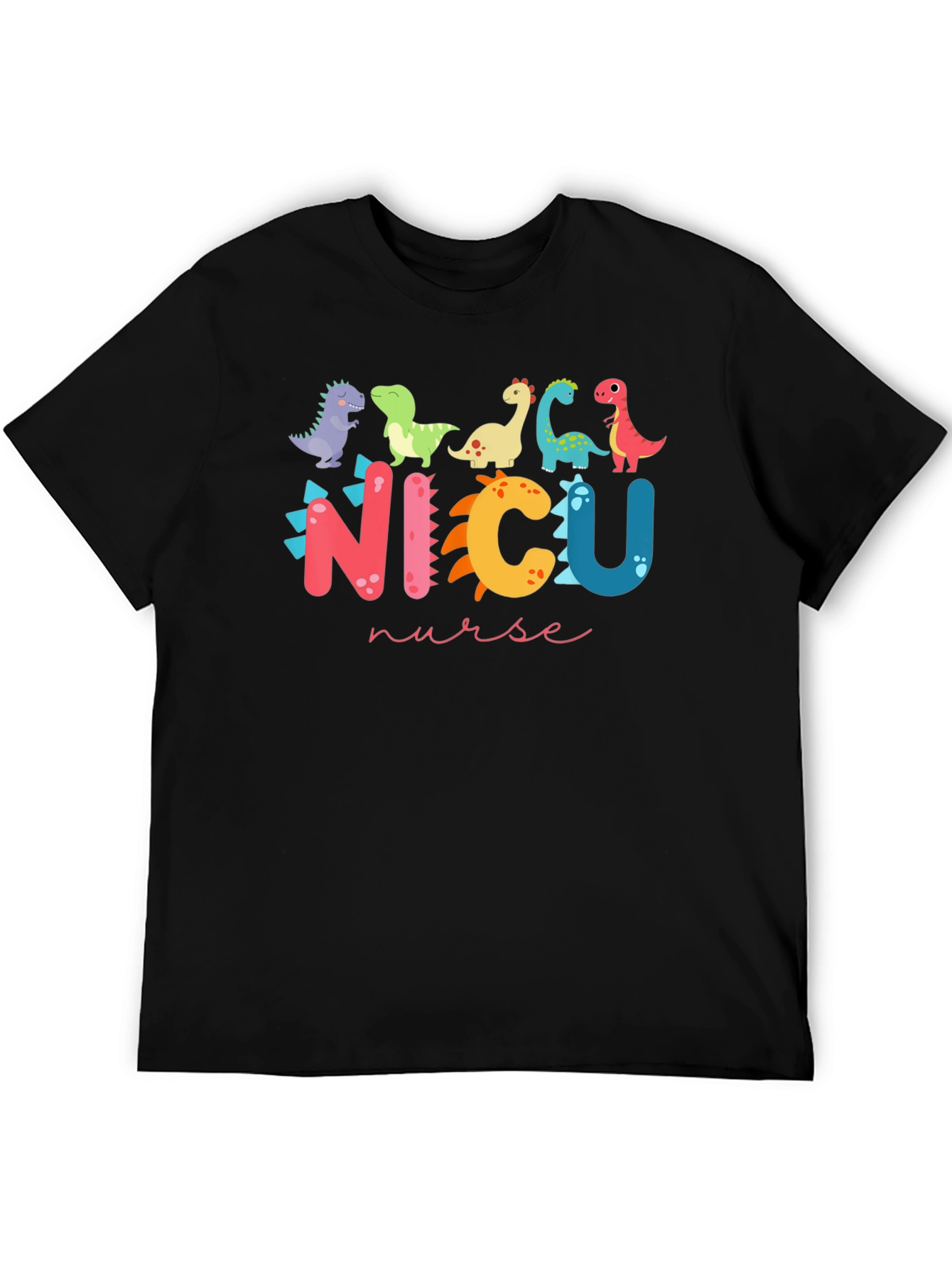 NICU Nurse Dinosaur T-Shirt - Cute & Comfortable