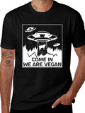Vegan UFO T-Shirt - Abduction Tee