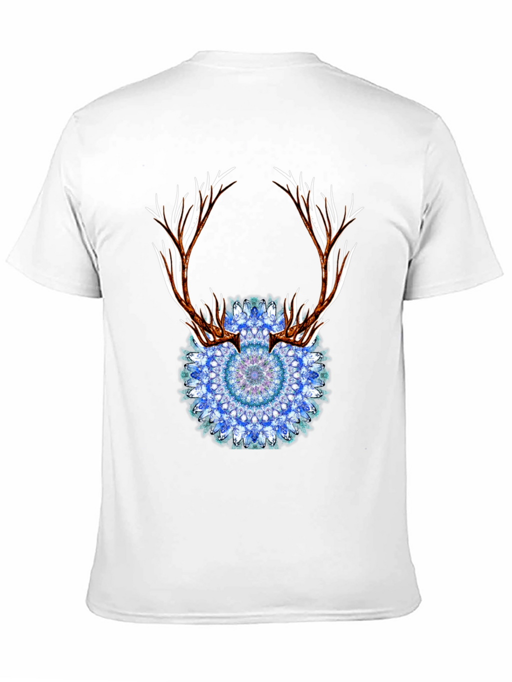 Antler Mandala Black T-Shirt