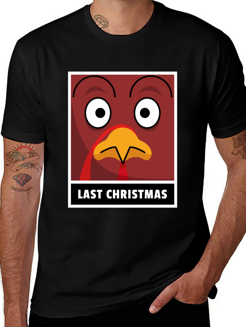 Funny Turkey Last Christmas T-Shirt