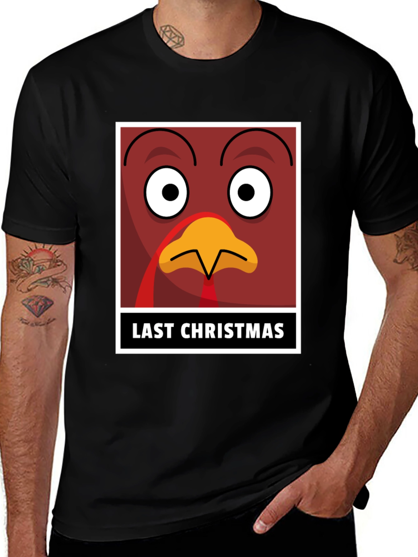 Funny Turkey Last Christmas T-Shirt