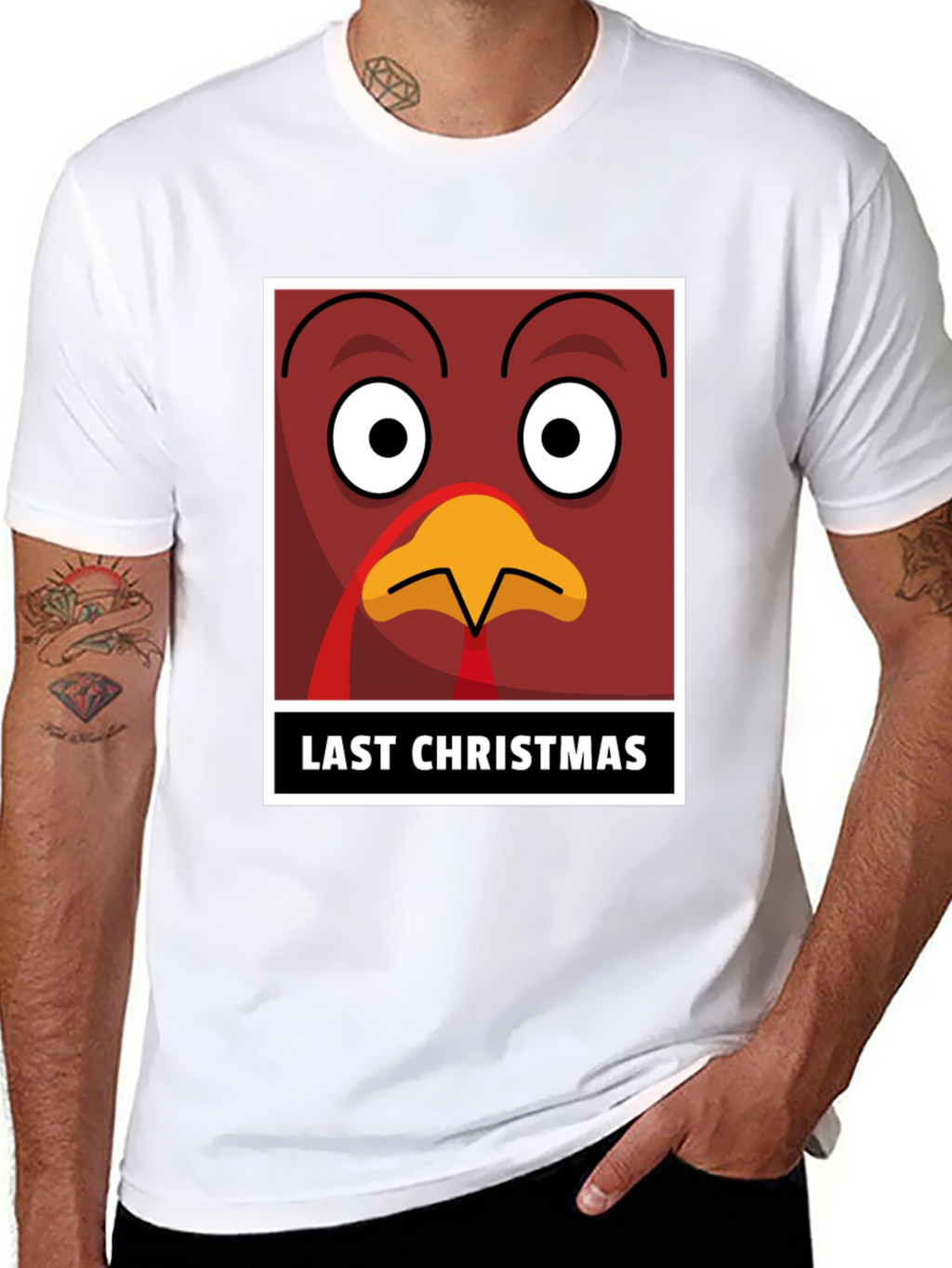 Funny Turkey Last Christmas T-Shirt
