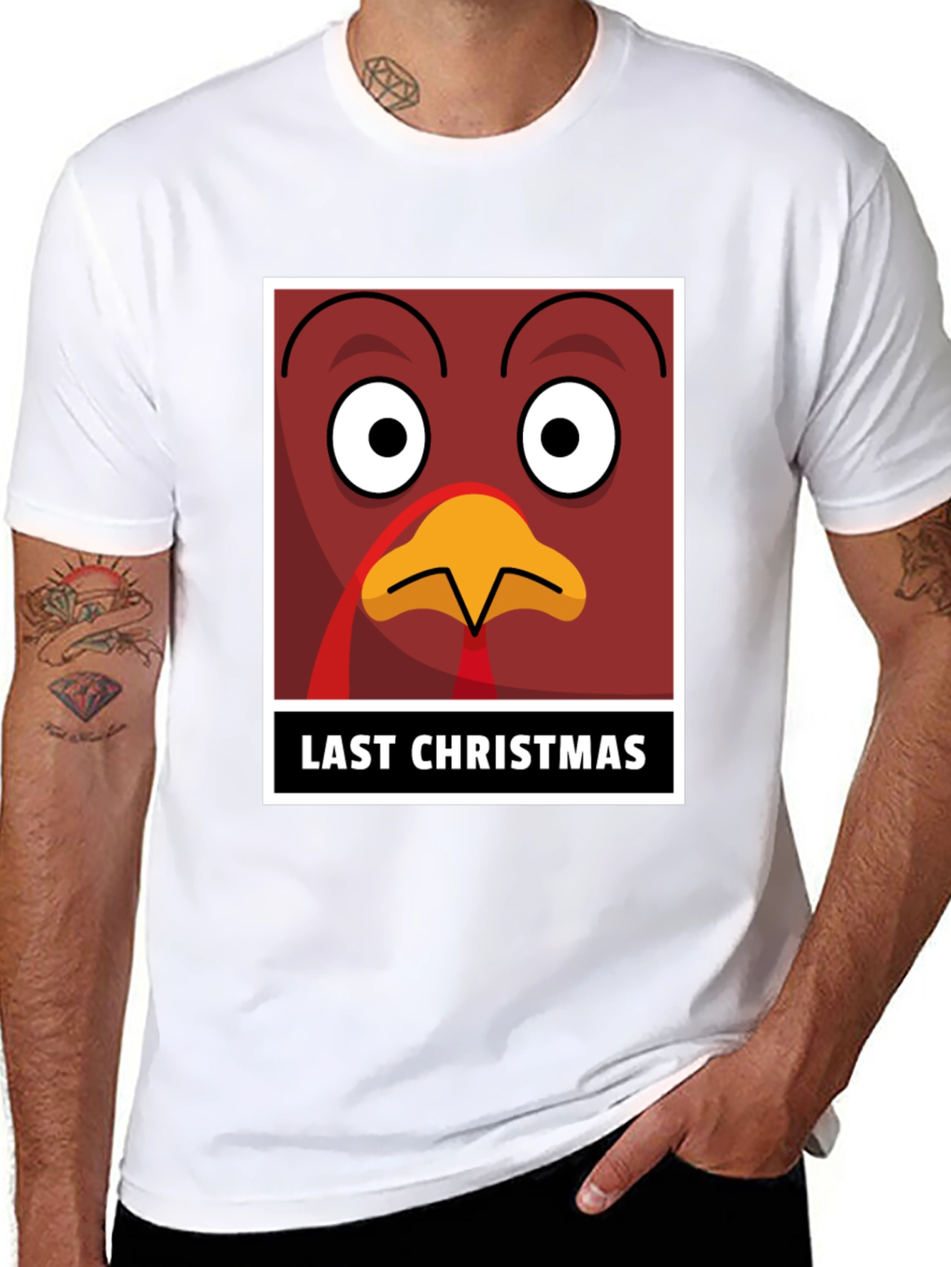 Funny Turkey Last Christmas T-Shirt