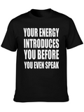 Energy Introduces You Black T-Shirt