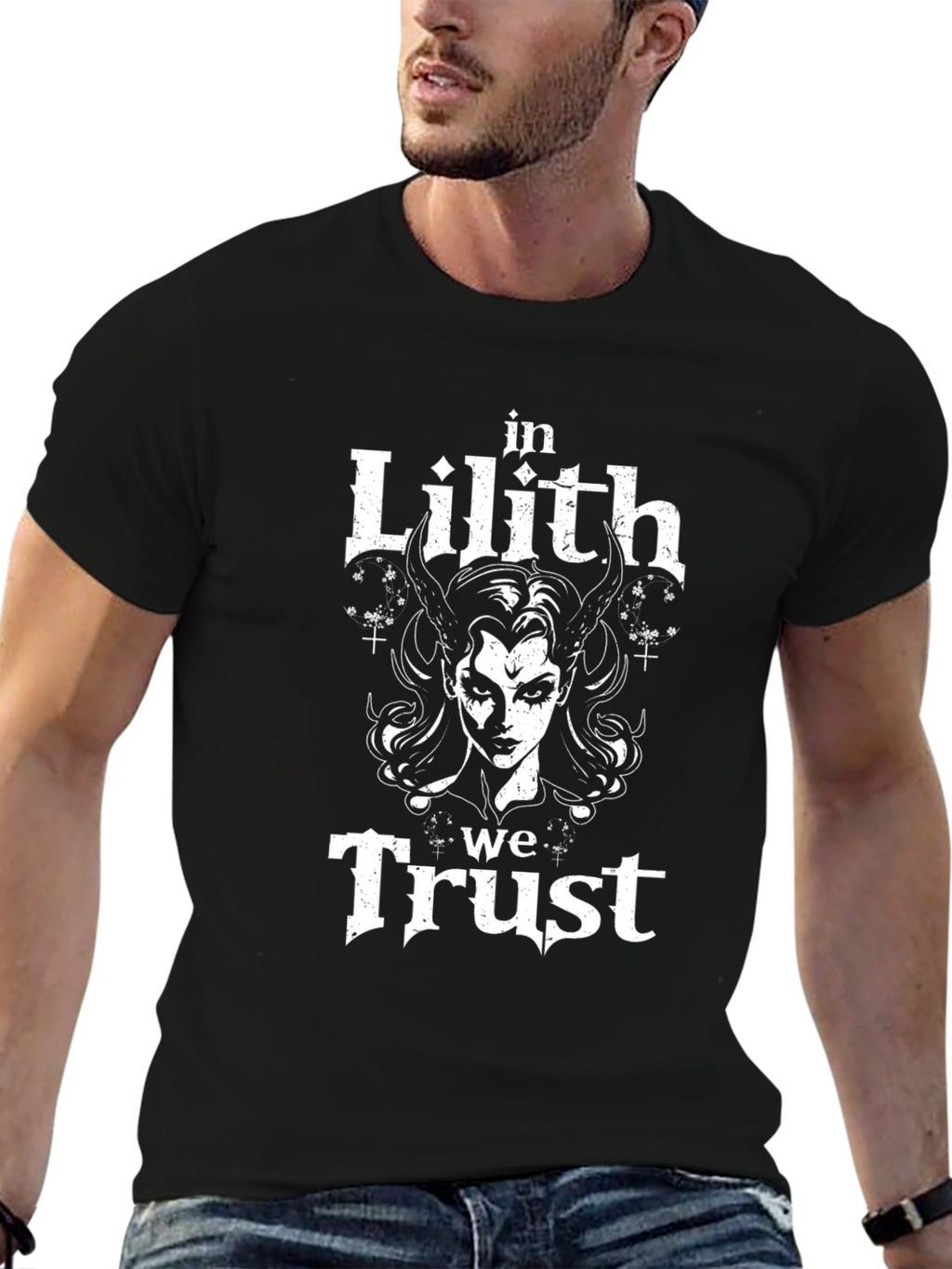 In Lilith We Trust T-Shirt - Gothic Graphic Tee