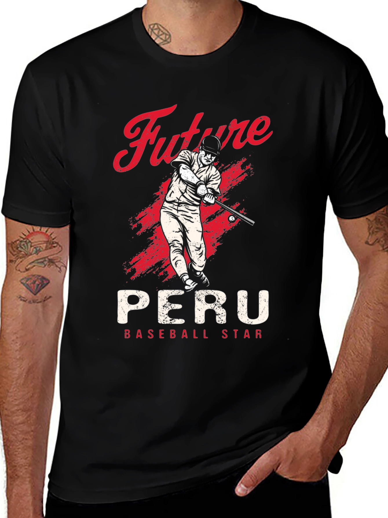 Future Peru Baseball Star T-Shirt