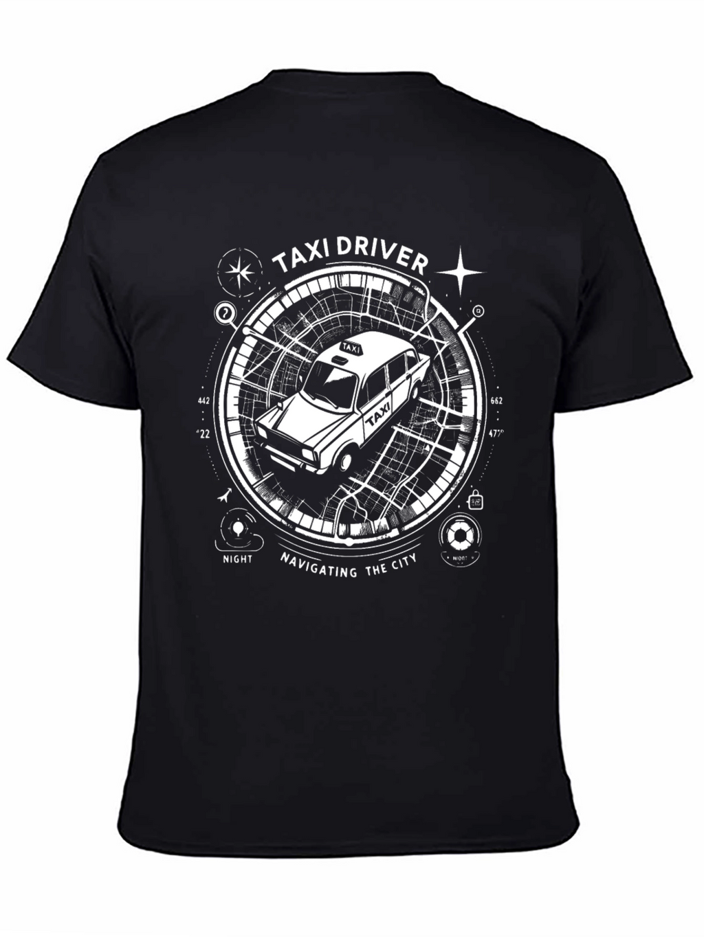 Taxi Driver Graphic T-Shirt - Navigating the City