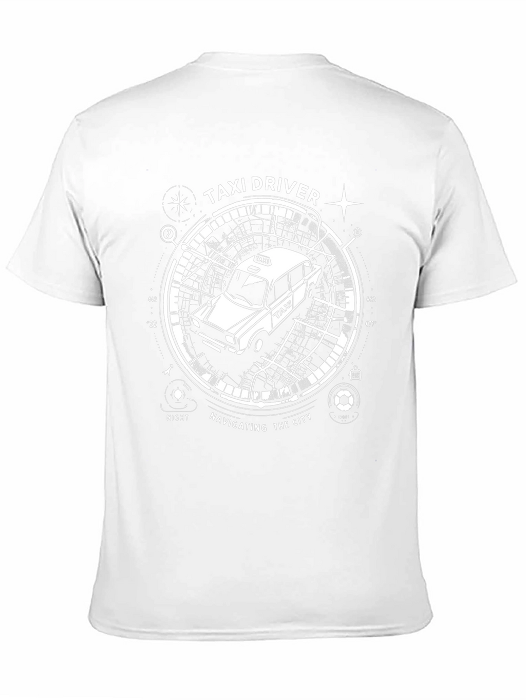 Taxi Driver Graphic T-Shirt - Navigating the City