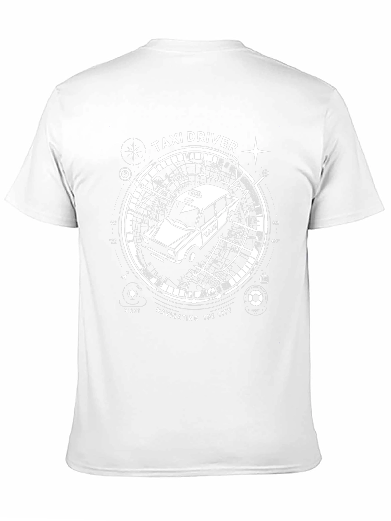 Taxi Driver Graphic T-Shirt - Navigating the City