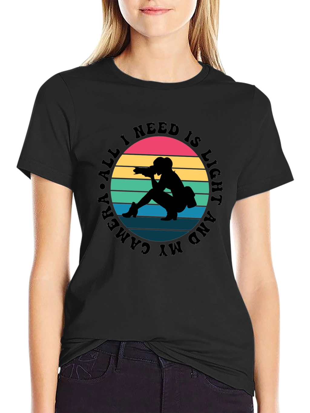 All I Need Is Light and My Camera T-Shirt