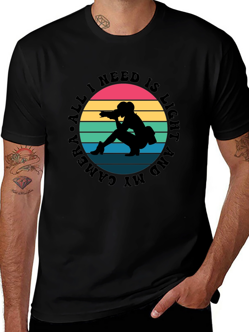 All I Need Is Light and My Camera T-Shirt