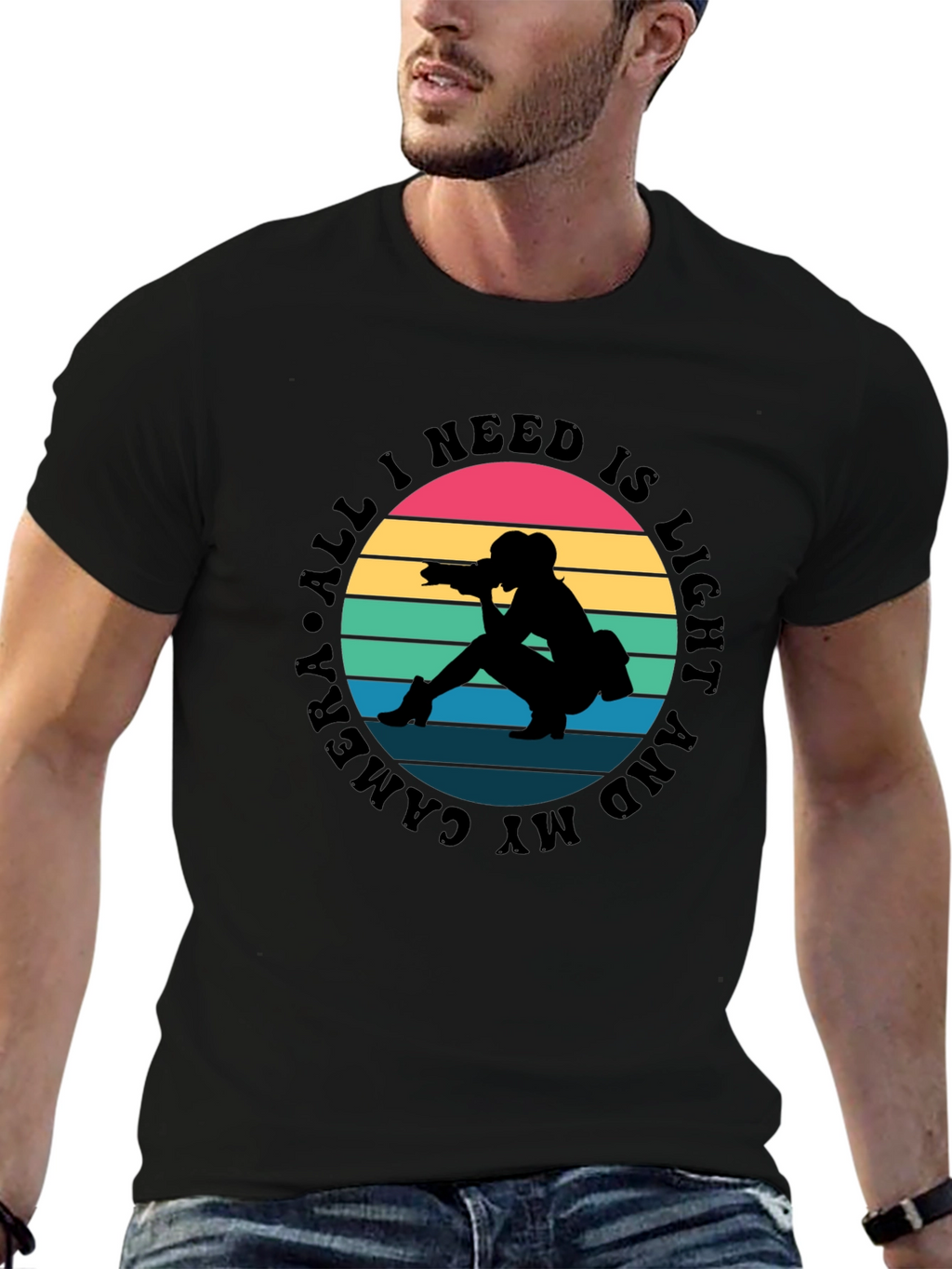 All I Need Is Light and My Camera T-Shirt