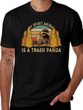 Trash Panda Spirit Animal Graphic T-Shirt