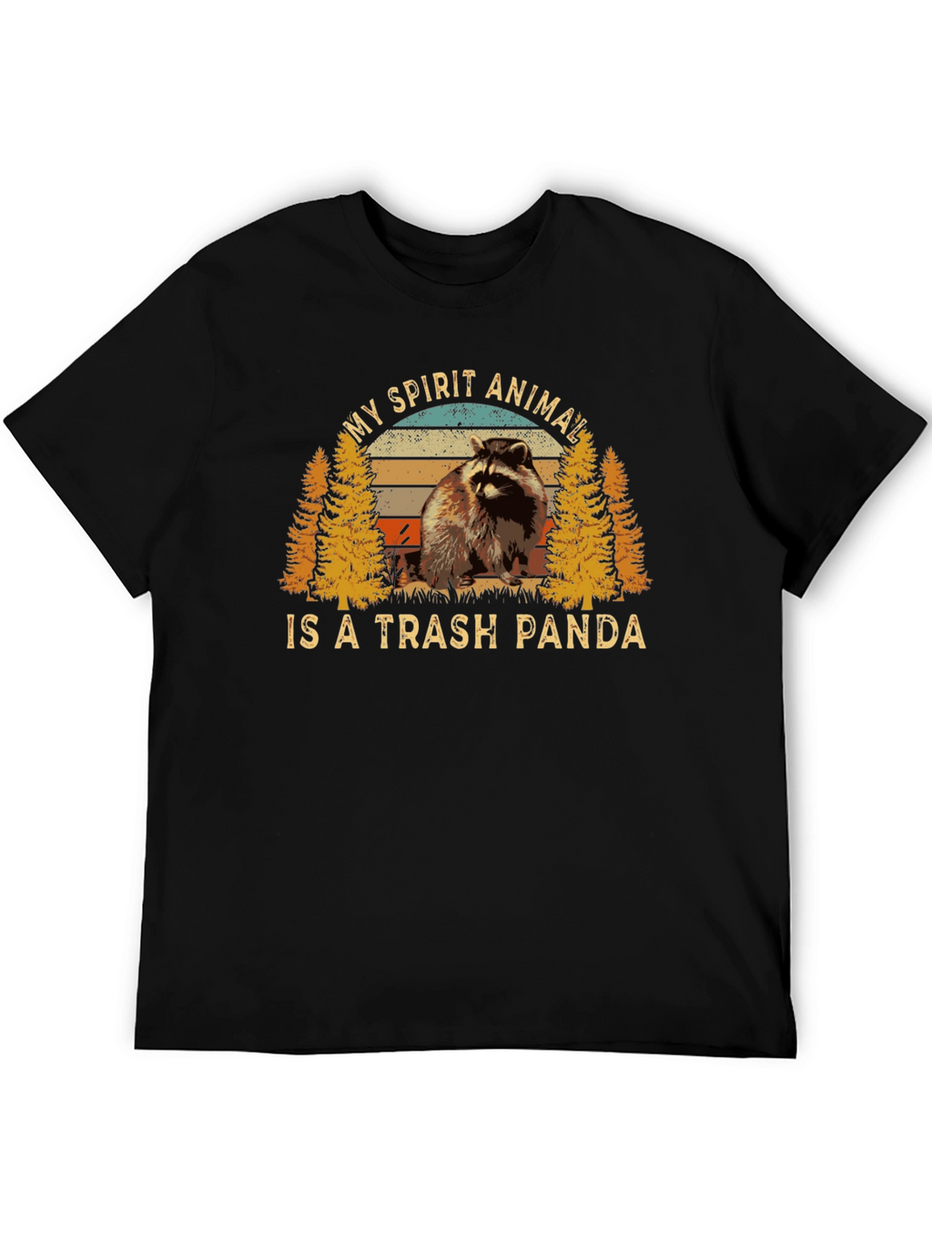 Trash Panda Spirit Animal Graphic T-Shirt