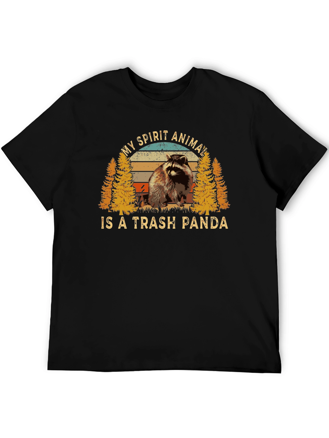 Trash Panda Spirit Animal Graphic T-Shirt