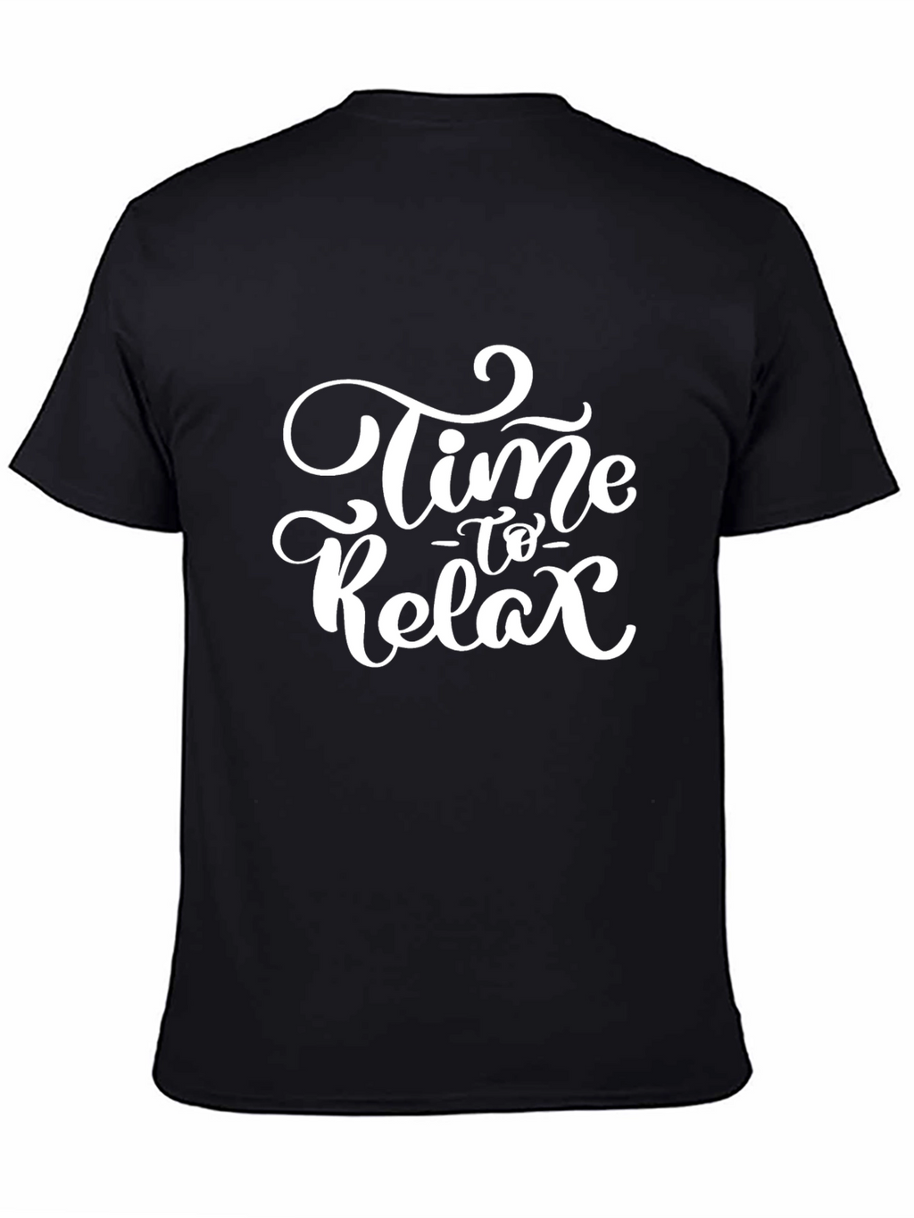 Relax Time Black Tee