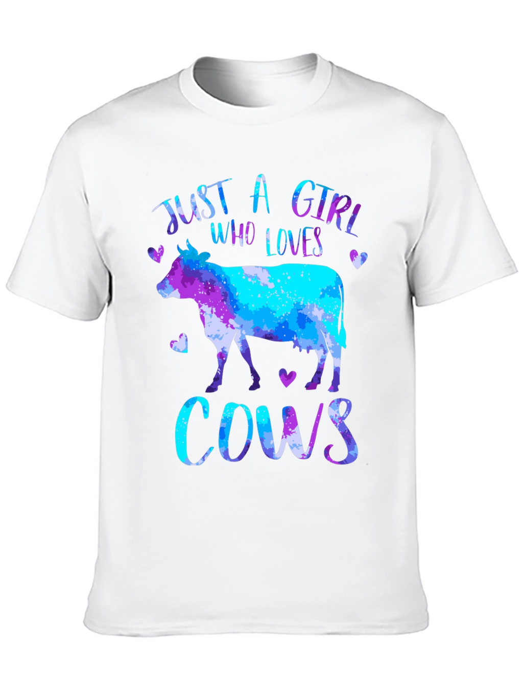 Just a Girl Who Loves Cows Graphic Tee