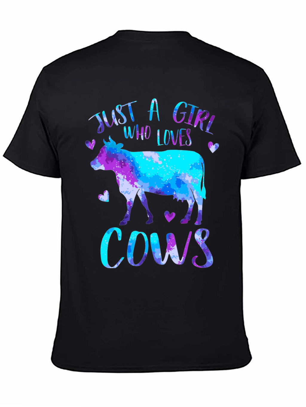 Just a Girl Who Loves Cows Graphic Tee
