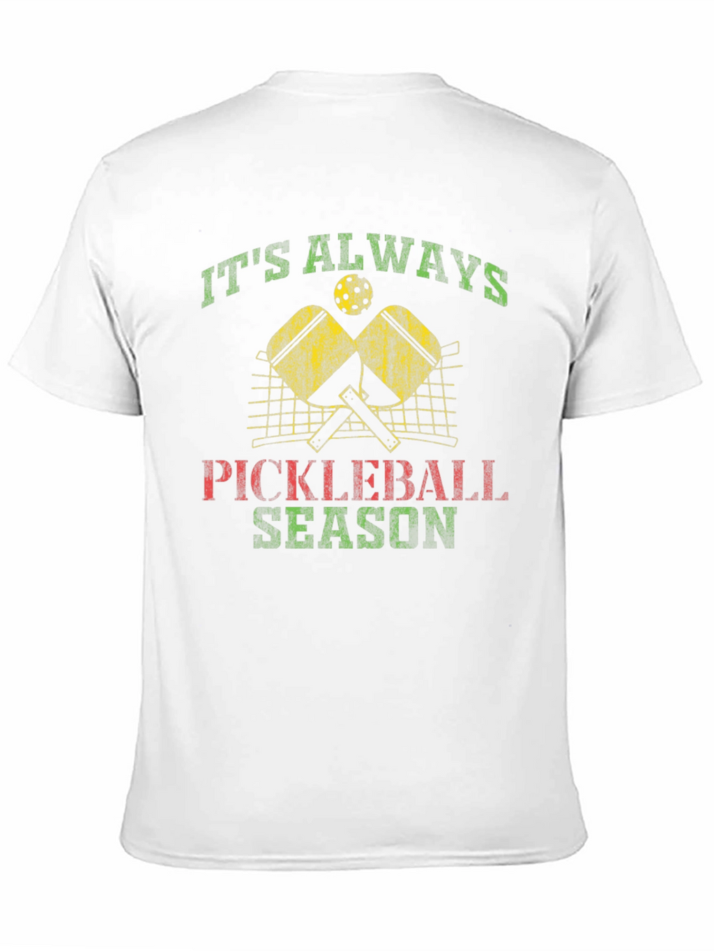 Its Always Pickleball Season Black T-Shirt