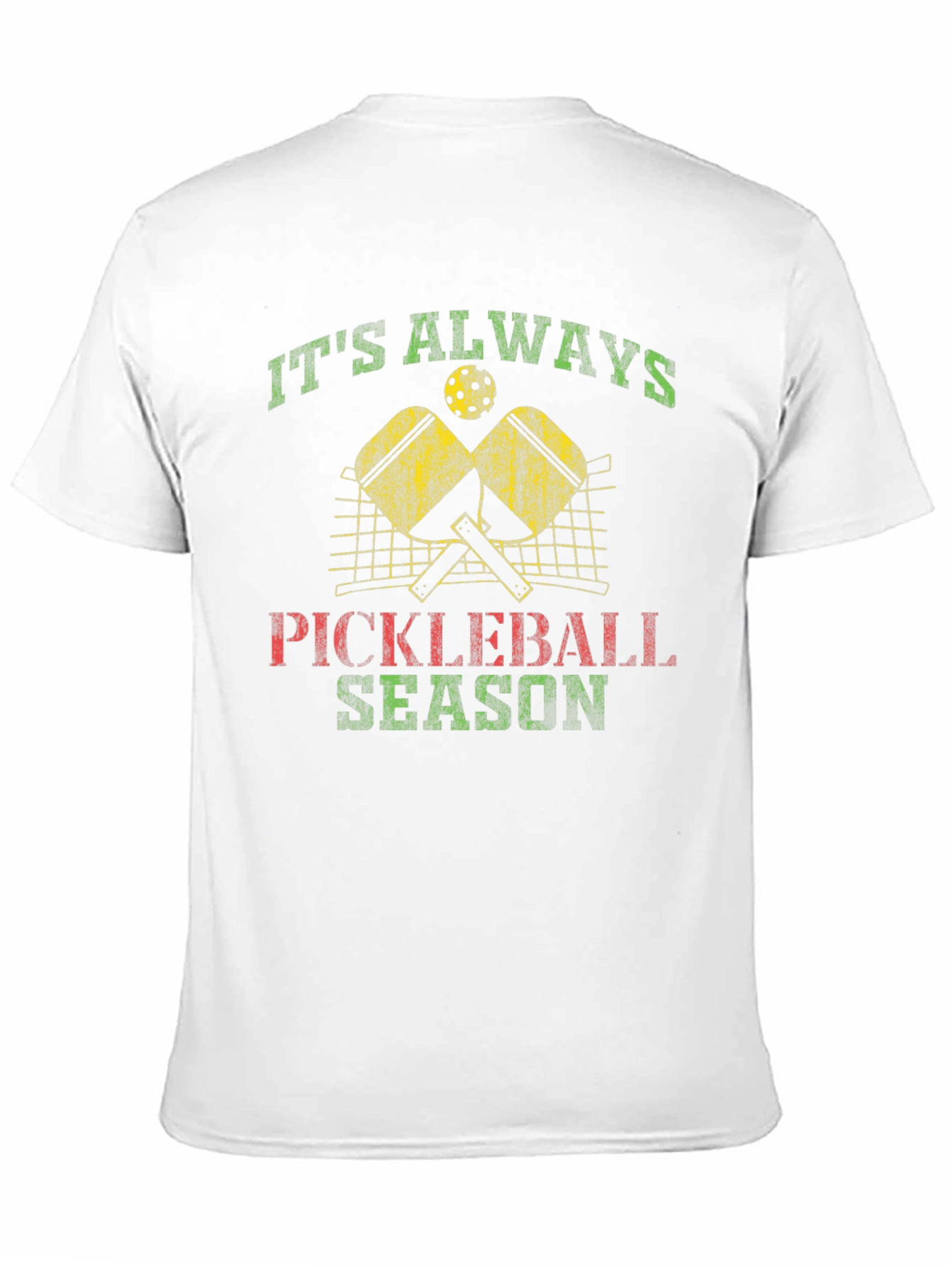 Its Always Pickleball Season Black T-Shirt