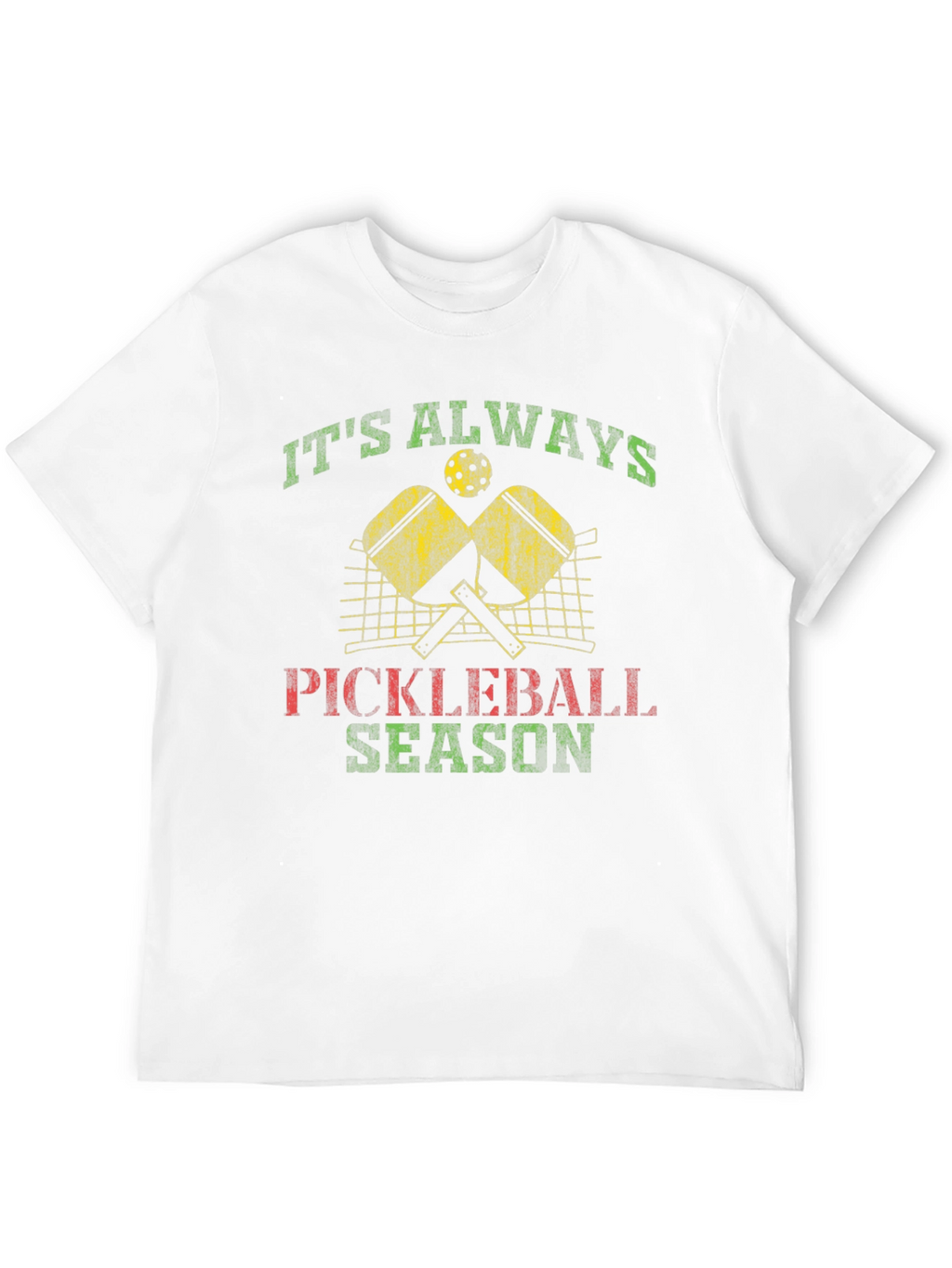 Its Always Pickleball Season Black T-Shirt