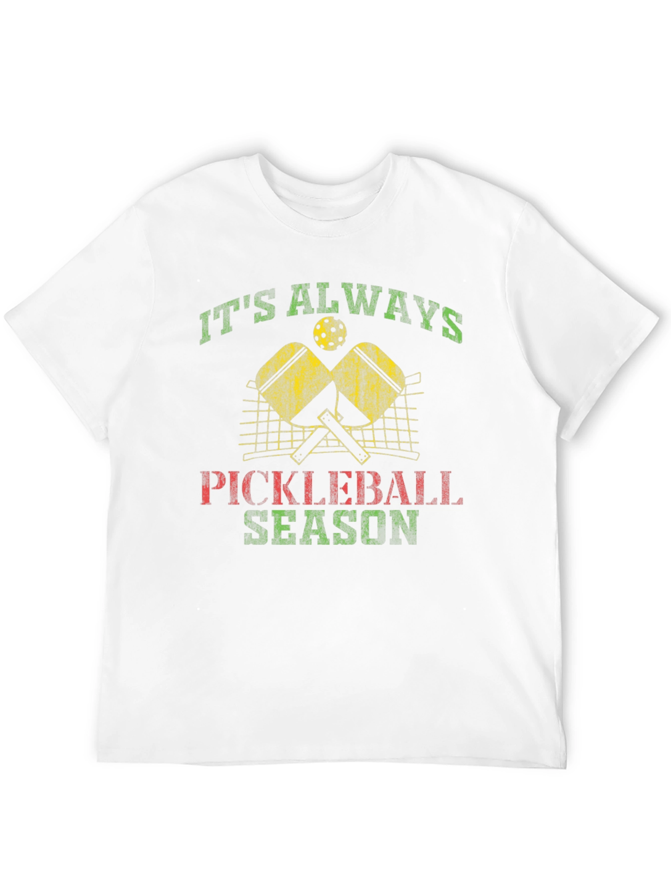 Its Always Pickleball Season Black T-Shirt