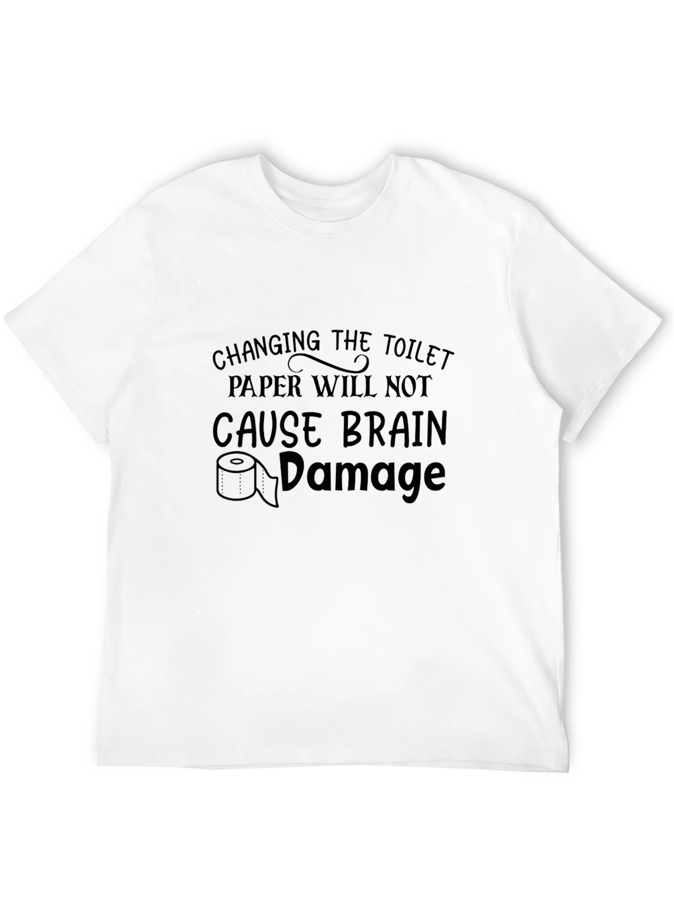 Toilet Paper Brain Damage Tee
