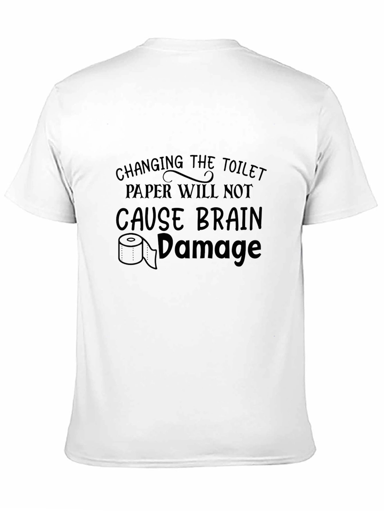 Toilet Paper Brain Damage Tee