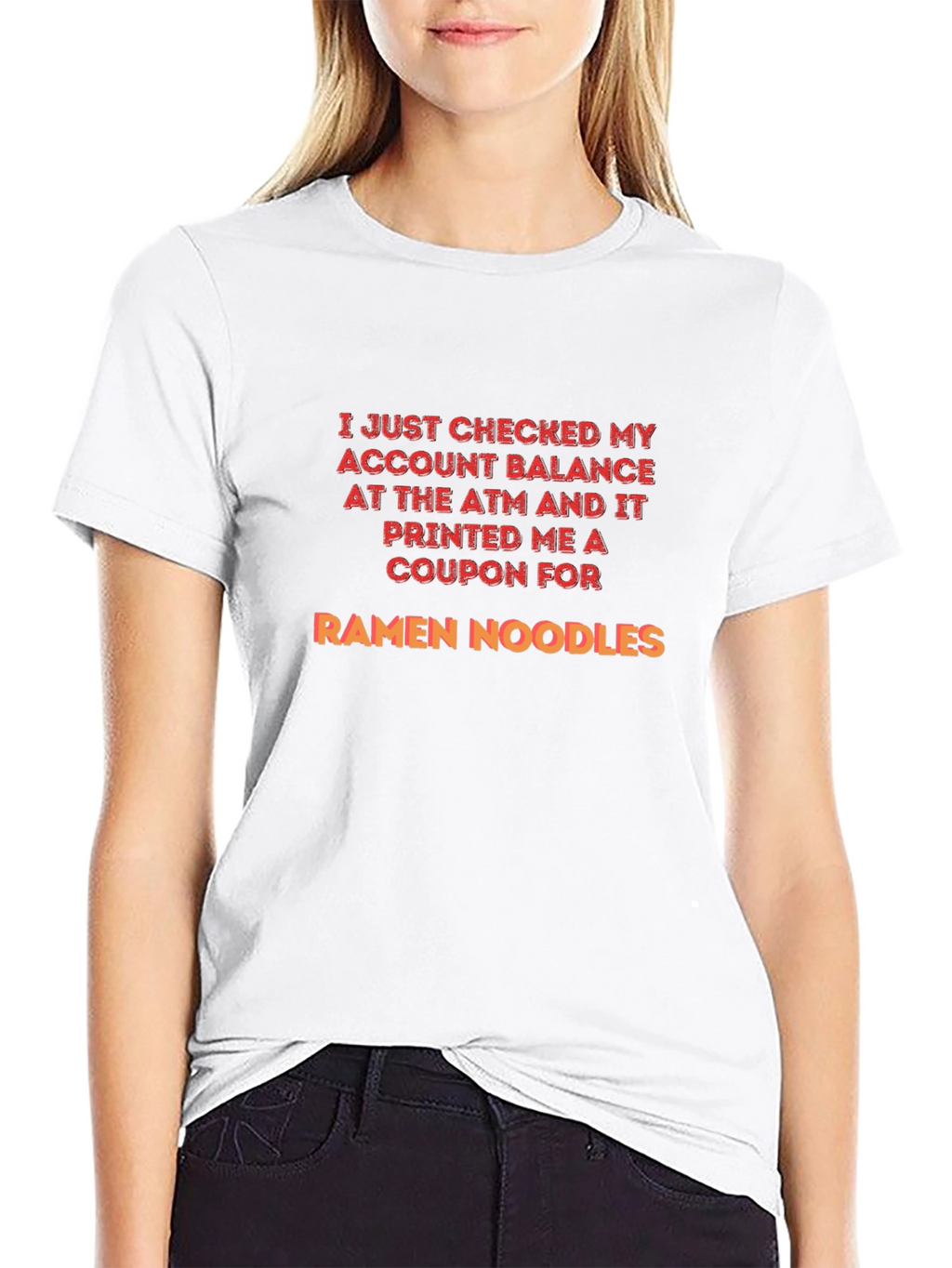 Ramen Noodles ATM Coupon T-Shirt