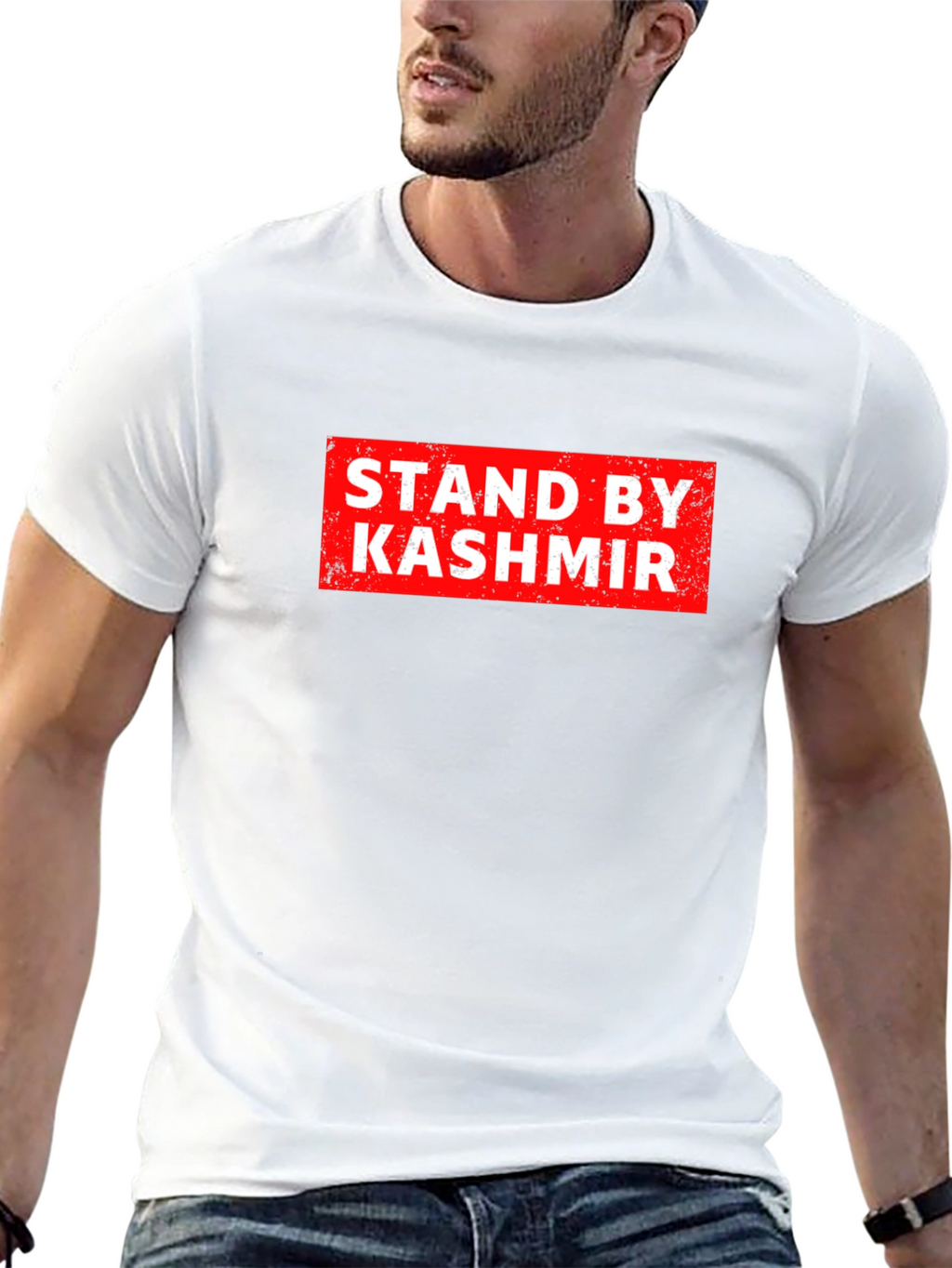 Stand By Kashmir Graphic T-Shirt