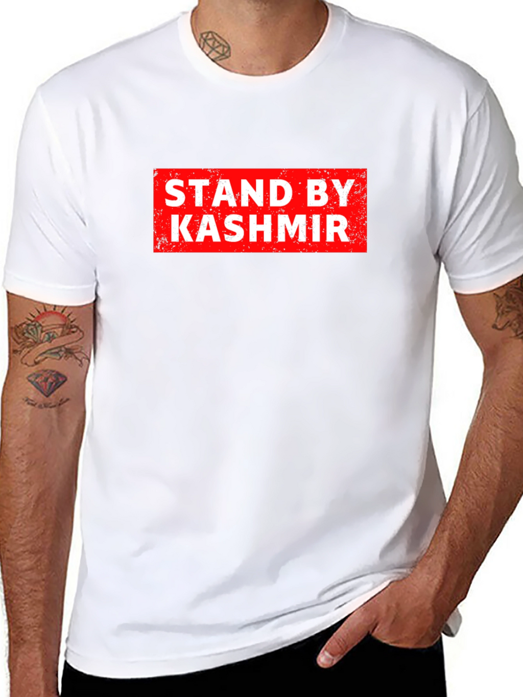 Stand By Kashmir Graphic T-Shirt