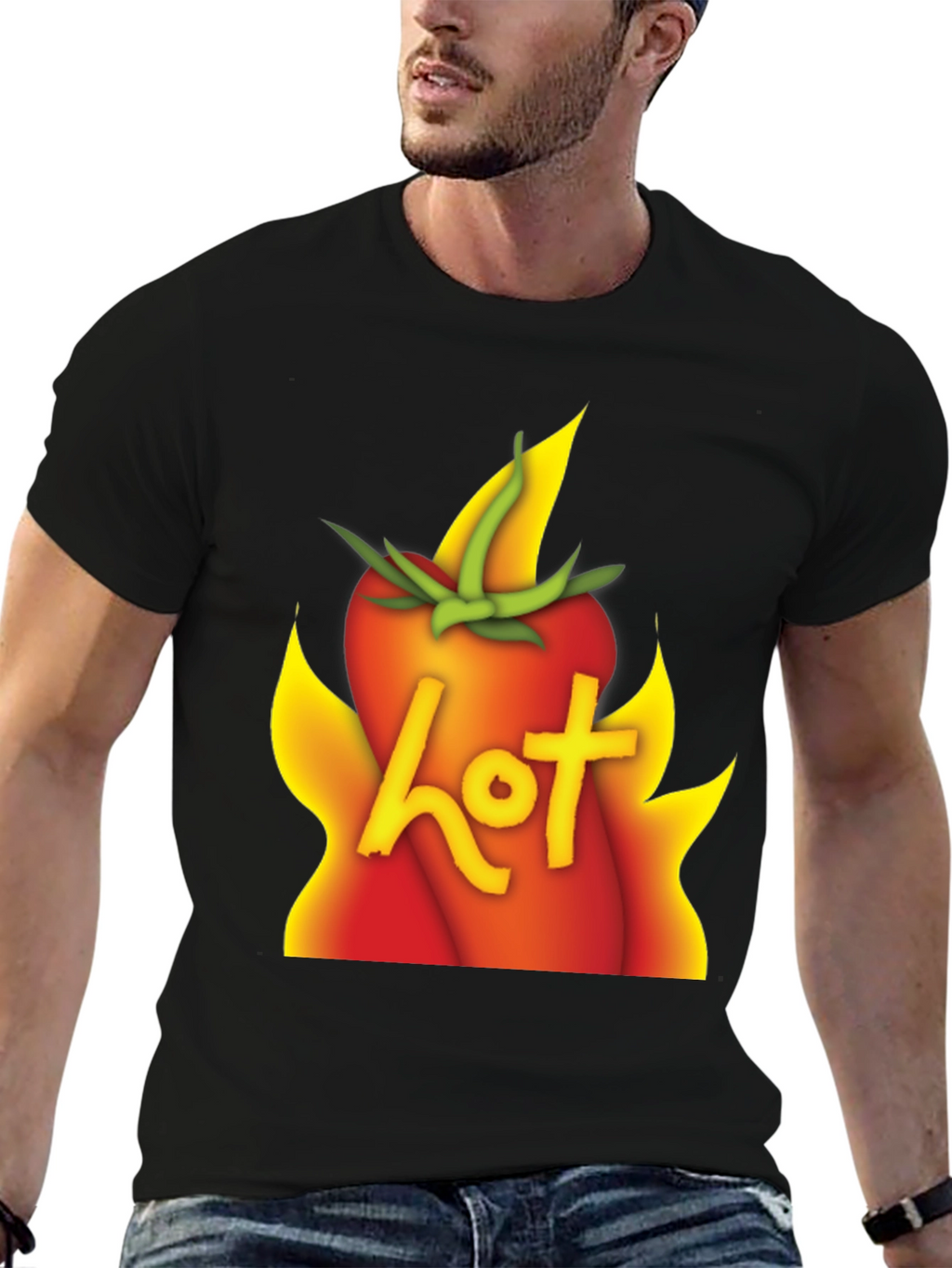 Hot Tomato Graphic T-Shirt - Unisex Cotton Tee