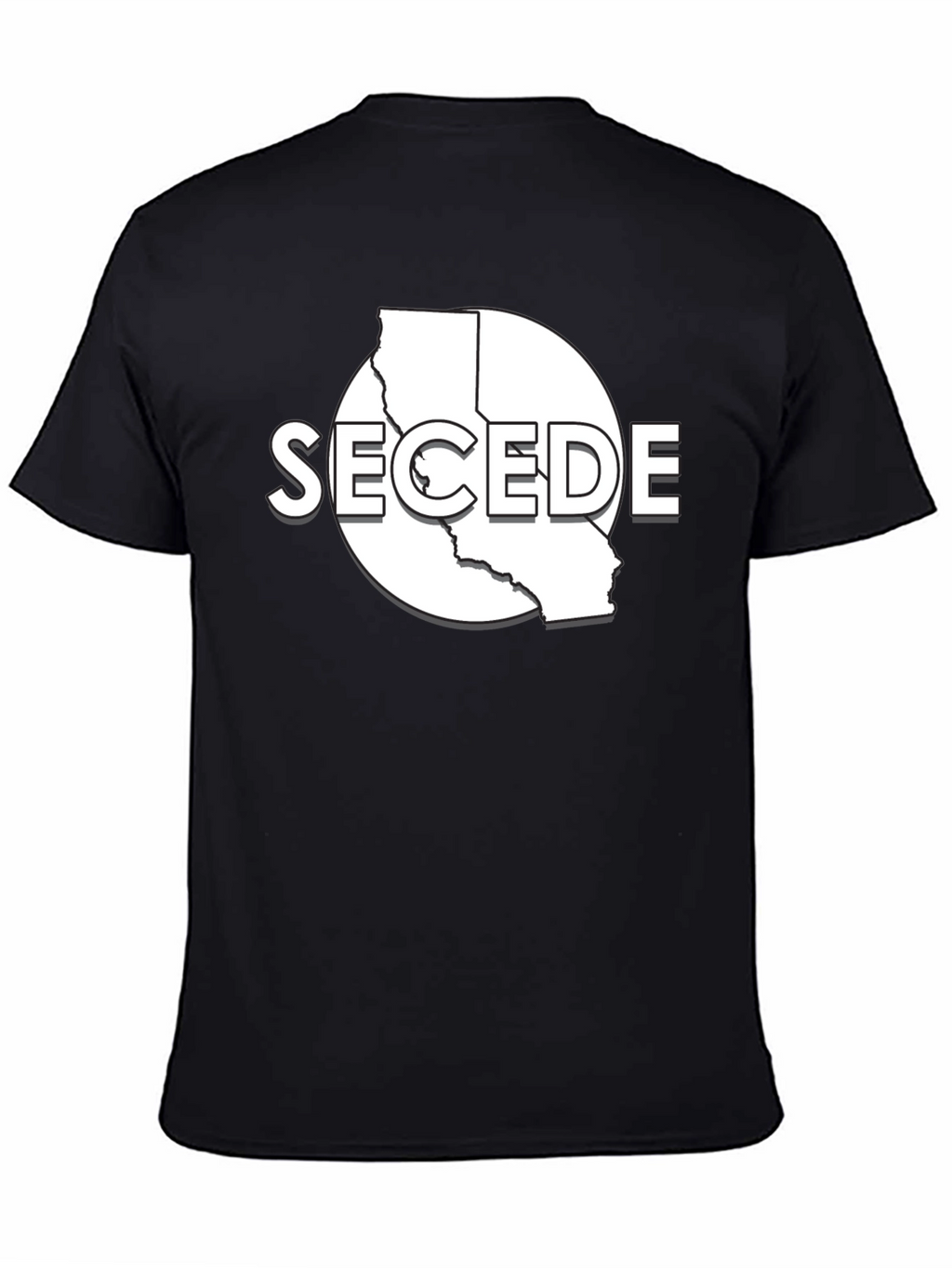 Secede California Graphic T-Shirt - Black